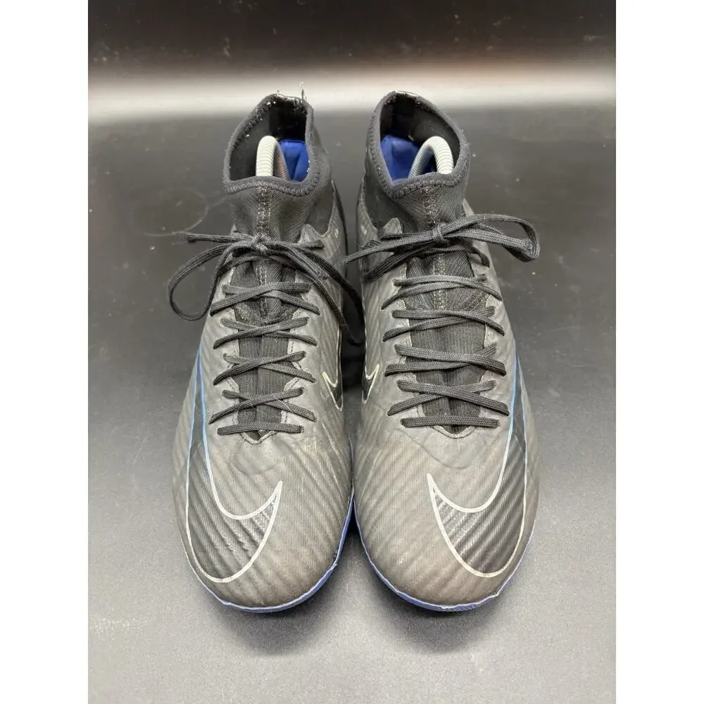 Nike Zoom Mercurial Superfly 9 Elite FG Black Blue Soccer Cleats Men’s US 9